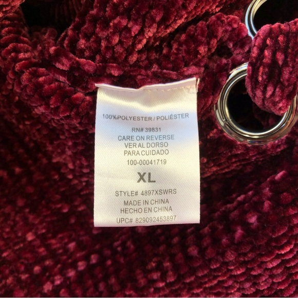 XOXO, Chunky Knit Sweater, Super Soft, Ties At Hem, Size XL - Picture 11 of 14